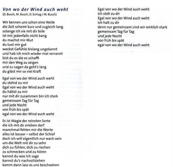 chansons