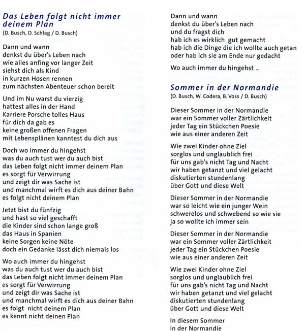 Chansons